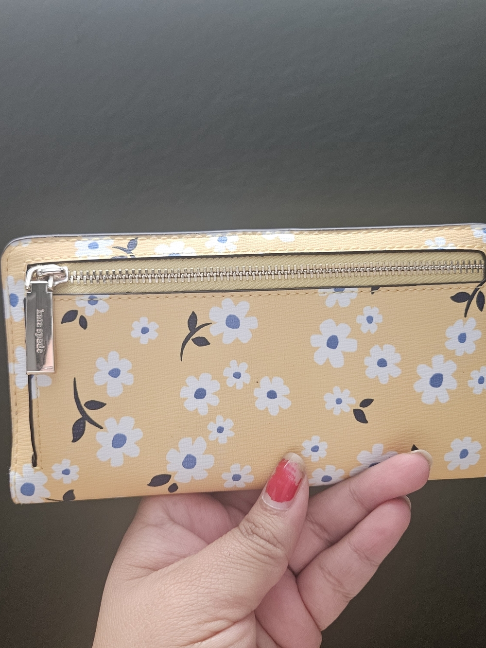 kate spade Yellow Floral Dome Satchel Wiyh Matching Wallet - Picture 9 of 10